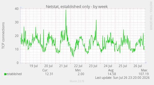 Netstat, established only
