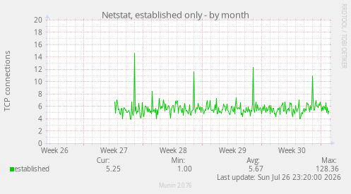 Netstat, established only